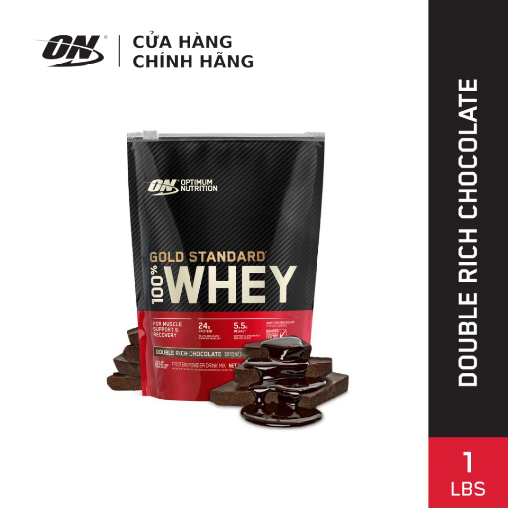 Tăng cơ Optimum Nutrition Gold Standard 100% Whey 1lb (14 servings)