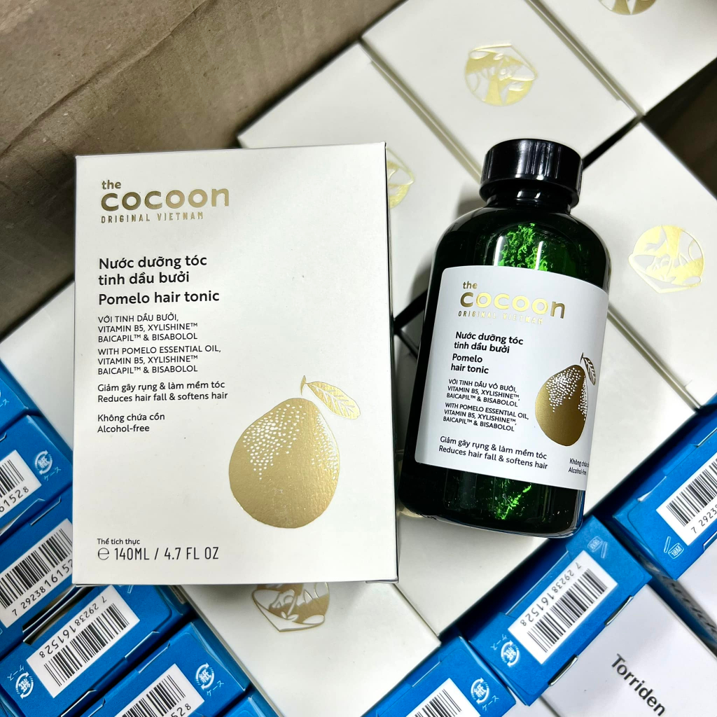 Nước dưỡng tóc tinh dầu bưởi (pomelo hair tonic) Cocoon 140ml
