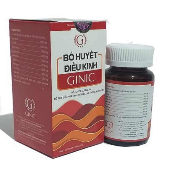 Bổ huyết điều kinh Ginic