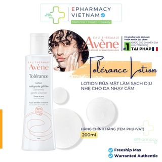 AVENE Tolerance Extremely Gentle Cleanser Lotion Rửa Mặt Dịu Nhẹ Cho Da Nhạy Cảm 200ml
