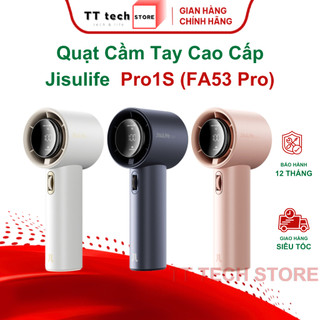  Quạt Cầm Tay Cao Cấp JISULIFE Pro1 S  FA53 PRO  18W Sạc Nhanh - Đèn LED Hiển Thị - Sử Dụng Đến 15H 