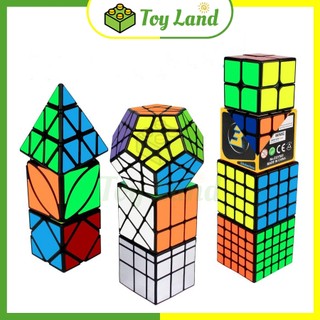 Rubik 2x2 3x3 4x4 5x5 pyraminx tam giác rubic biến thể megaminx đồ chơi trí tuệ