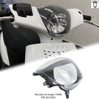 Chụp măt kính đèn pha cho dòng piaggio zip