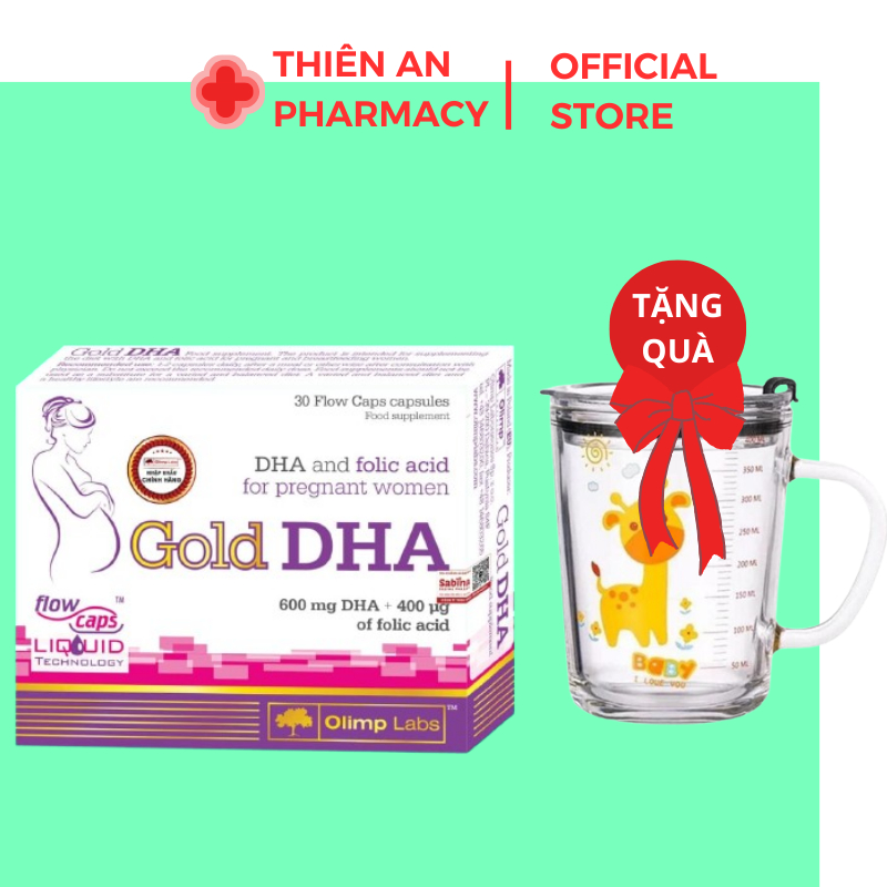 (Kèm Quà) Gold DHA Olimp Labs - Thực Phẩm Bảo Vệ Sức Khỏe Cho Bà Bầu 845mg - Thiên An Phamarcy
