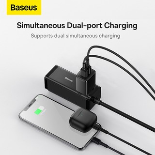Củ sạc nhanh BASEUS Compact 10.5W hai cổng USB tiện lợi đa năng