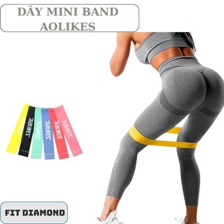 Dây mini Band, Dây cao su kháng lực Aolikes tập chân mông AL 3601