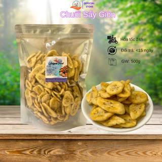 500g Chuối Sấy Giòn Hàng Xuất Khẩu - Saigonfood