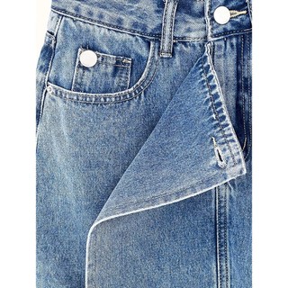 Váy quần denim vạt đắp AfterBefore