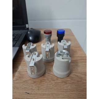 [COMBO 3 CÁI ] Đuôi Đèn Sứ Chống Thấm Nước E27