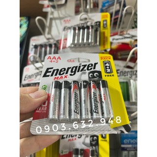 Pin AAA Energizer E92 Alkaline - Vỉ 6 Viên - Toppin