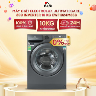 [MIỄN PHÍ GIAO LẮP] EWF1024M3SB - Máy giặt Electrolux Inverter 10 kg EWF1024M3SB Model 2023