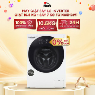 FG1405H3W1 Máy giặt sấy LG Inverter 10.5 kg FG1405H3W1