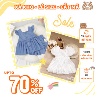 Áo váy cho bé -Xả kho quần áo váy lẻ size 4Y-10Y bé gái của COCANDY