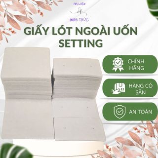 1 bịch14-20 miếng giấy cách nhiệt dùng-miếng lót ngoài trong uốn nóng 14-20 miếng