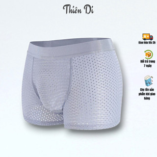  Quần Lót Độn Mông Nam chất liệu cotton thông thoáng không nóng không bí bách quần Sịp Boxer độn mông nam mát mẻ 