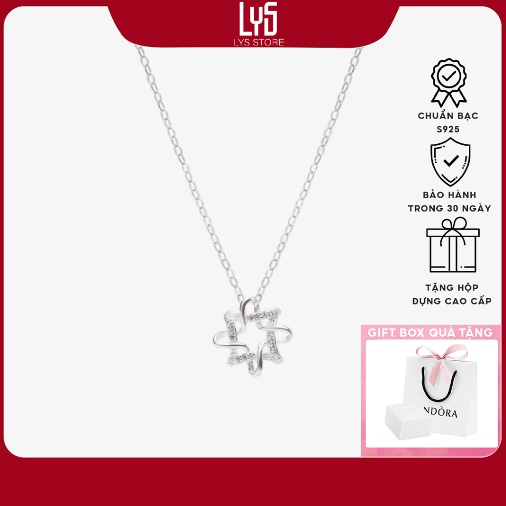 Dây chuyền bạc Lys Surrounding Starry Night Silver Necklace 6084