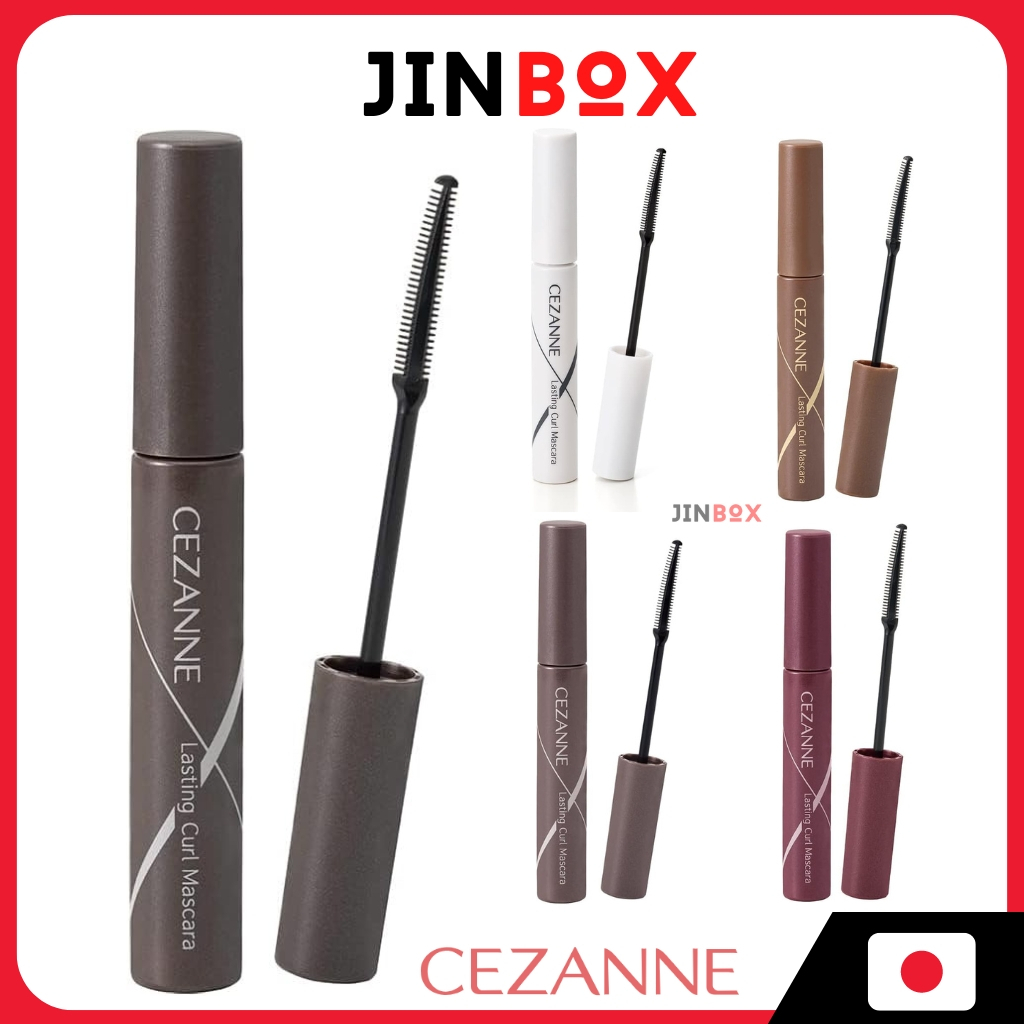 Mascara cong mi lâu trôi CEZANNE Lasting Curl Mascara chống thấm nước (5 màu) - Ship từ Nhật Bản