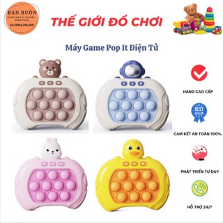 Đồ Chơi Pop It Nhạc Đèn Thế hệ Mới, Máy Điện Tử Chơi Game Pop It Giải Trí Bấm Theo Đèn 999 Level 89003