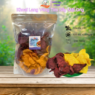 500G KHOAI LANG VÀNG + TÍM SẤY MẬT ONG - SAIGONFOOD