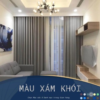 Rèm vải thô bố dệt 5 lớp,rèm cửa dày đẹp,cản nắng 100%