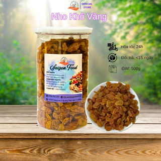 0.5KG NHO KHÔ VÀNG ẤN ĐỘ LOẠI 1 (không đường) - Saigonfood