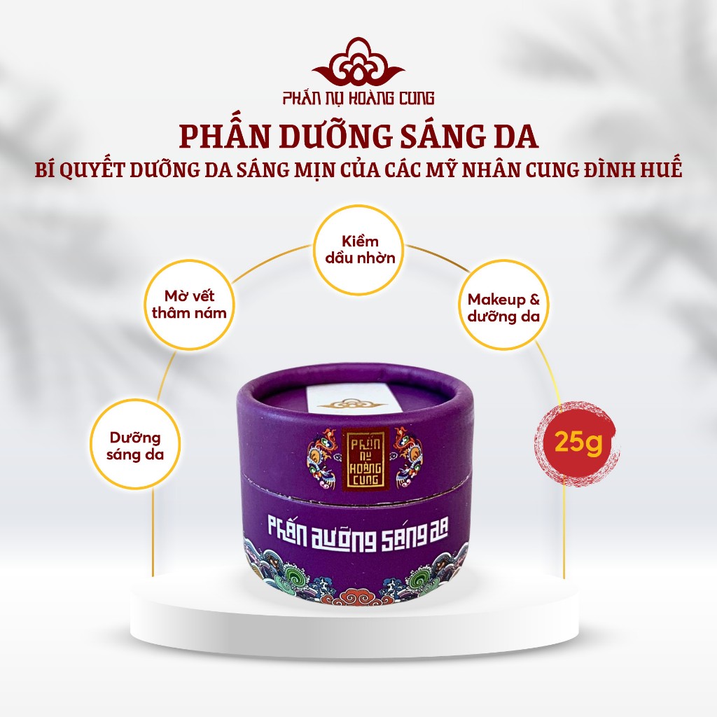[24.06] [PHẤN NỤ HOÀNG CUNG] Phấn Dưỡng Sáng Da Phấn Nụ Hoàng Cung, 25g