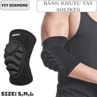 [ 1 cặp ] Băng Bảo Vệ Khủyu Tay có đệm Aolikes chính hãng AL 395
