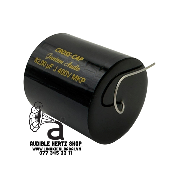 Tụ 82uF 400V Cross Cap của Jantzen Audio (Đan Mạch), giá 1 con