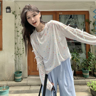 [Sẵn + Hoả tốc] 𝐍𝐚𝐢𝐢.𝐨𝐫𝐝𝐞𝐫 | Áo thun tăm mỏng hoạ tiết ngôi sao đính nơ tay N184