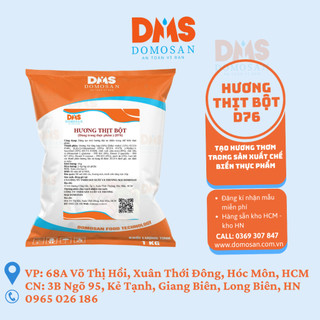1kg hương thịt d76 tạo mùi thơm cho giò chả, xúc xích