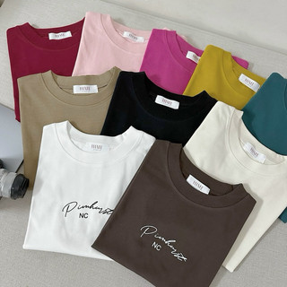 Áo thun babytee in chữ NC nhiều màu freesize Pumi 15415