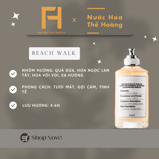 Nước hoa unisex replica beach walk edt chiết 10ml, 20ml - nước hoa thế hoàng