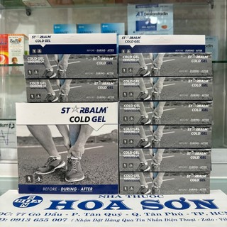 Gel Starbalm Cold Gel có tác dụng làm mát và ngăn ngừa chấn thương thể thao