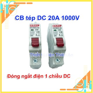 Cb dc 1p 20a dc 1000vdc earu đóng ngắt điện 1 chiều 1p 20a earu