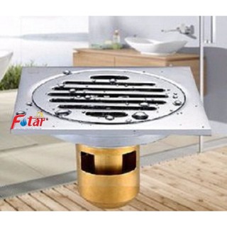 CHỐNG HÔI TUYỆT ĐỐI Phễu thoát sàn Hố Ga Lược rác chống mùi hôi phần đáy đồng dài khít nên chống hôi tốt HG8
