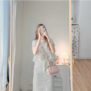 Set 3 món áo 2d + chân váy kaki 🎀