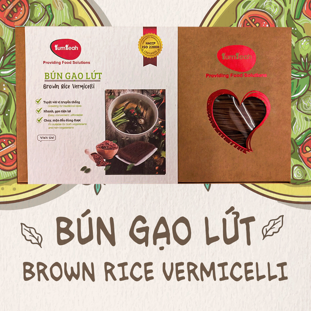 Bún gạo lứt gói 400g - Hàng phân phối