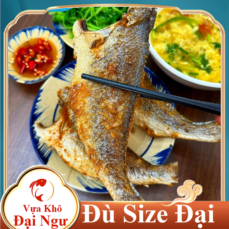 1kg KHÔ CÁ ĐÙ 3 NẮNG SIZE LỚN (10-16con/kg) Khô Cá Đù loại ngon ngọt vị chất lượng