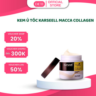 Kem ủ tóc phục hồi siêu mượt Collagen Karseell Maca 500ML, tóc đẹp chuẩn salon ngay tại nhà DETI