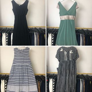(P1-UPDATE 15.7) Đầm si tuyển 2hand, đầm vintage nhiều màu nhiều mẫu, chất liệu thoáng mát, form tôn dáng