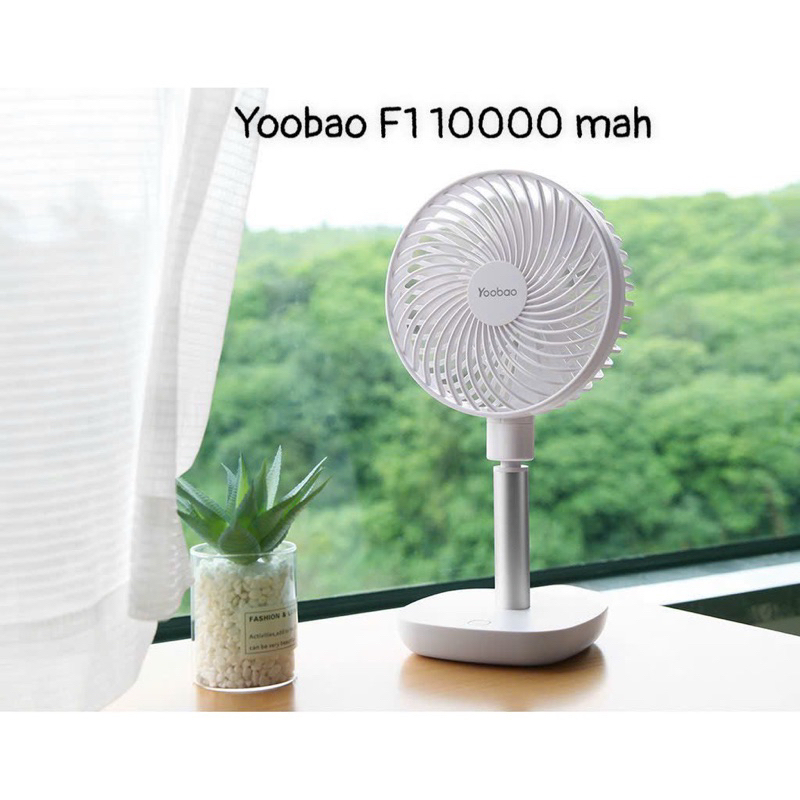 Quạt tích điện để bàn YOOBAO F1 pin 10000MAh pin khoẻ