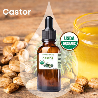 USDA Organic dầu thầu dầu Castor oil hữu cơ dưỡng da và tóc