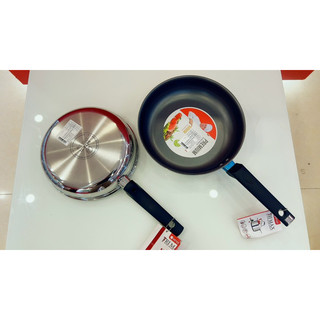 Chảo inox chống dính elmich đáy liền trimax xp 20cm, 24cm , 26cm, 28cm chảo xào chảo rán