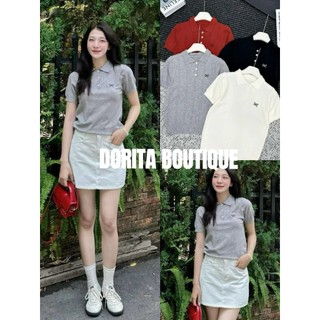 ÁO POLO THÊU NƠ LEN QC SIÊU ĐẸP DORITA BOUTIQUE