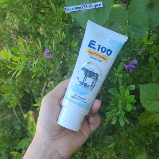 Sữa Rửa Mặt E100 Bò Sữa Sáng Mịn Da 80ml