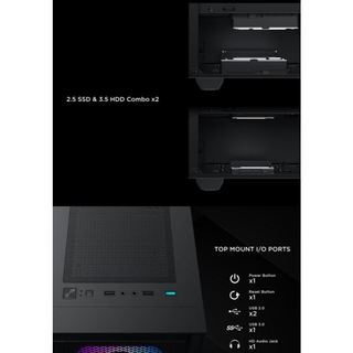 Vỏ Case XIGMATEK SKY II 3F BLACK (VERSION2 - SẴN 3 FAN LED)