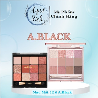 Bảng phấn mắt 12 ô a.black glam change multi palette 14.4g