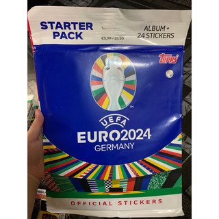 Album hình dán cầu thủ topps euro 2024