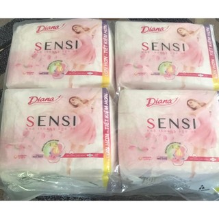 Hcm - [gói lớn 20 miếng 23cm) - combo 4 gói diana sensi khô thoáng cho da 20 miếng - diana sensi siêu mỏng cánh 20 miếng