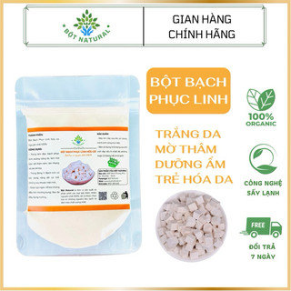 Bột Bạch Phục Linh nguyên chất 100% 100gr - trắng da, đánh bay thâm nám, trẻ hoá da, hỗ trợ ngủ ngon